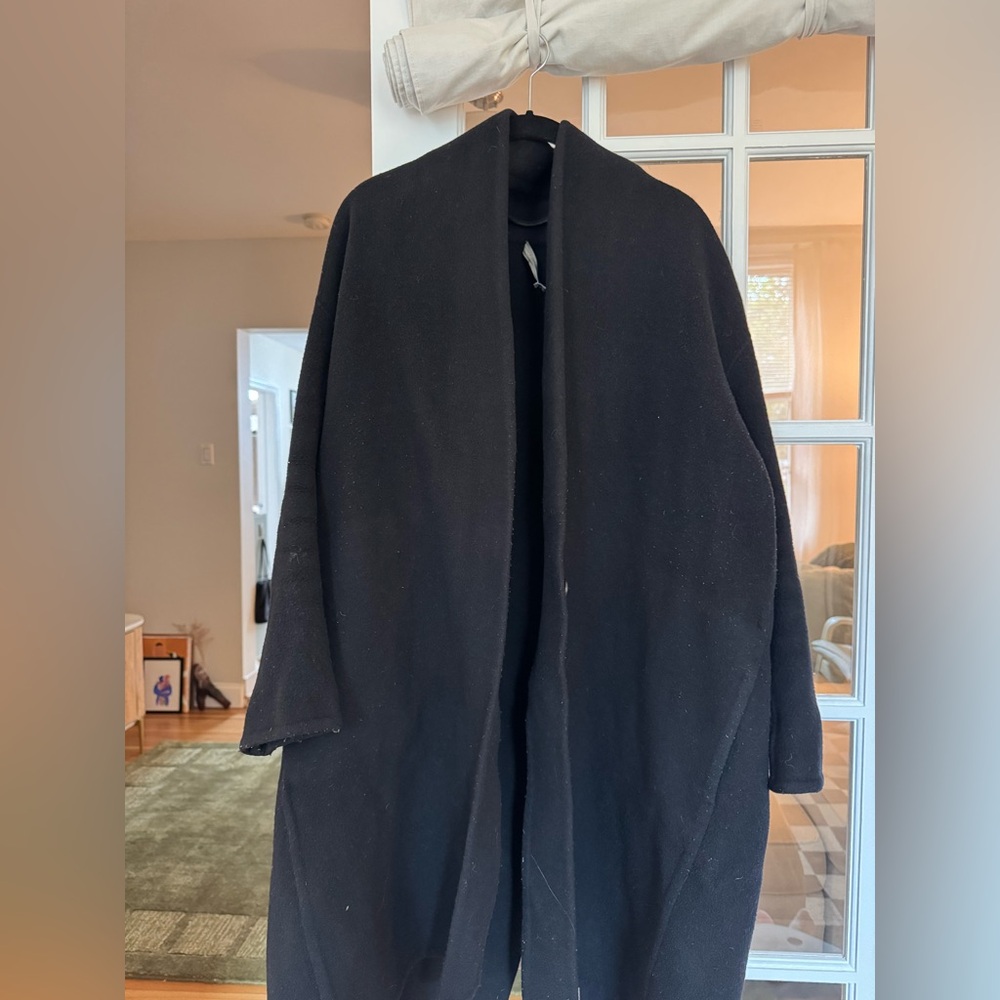 Vince Classic Black Coat